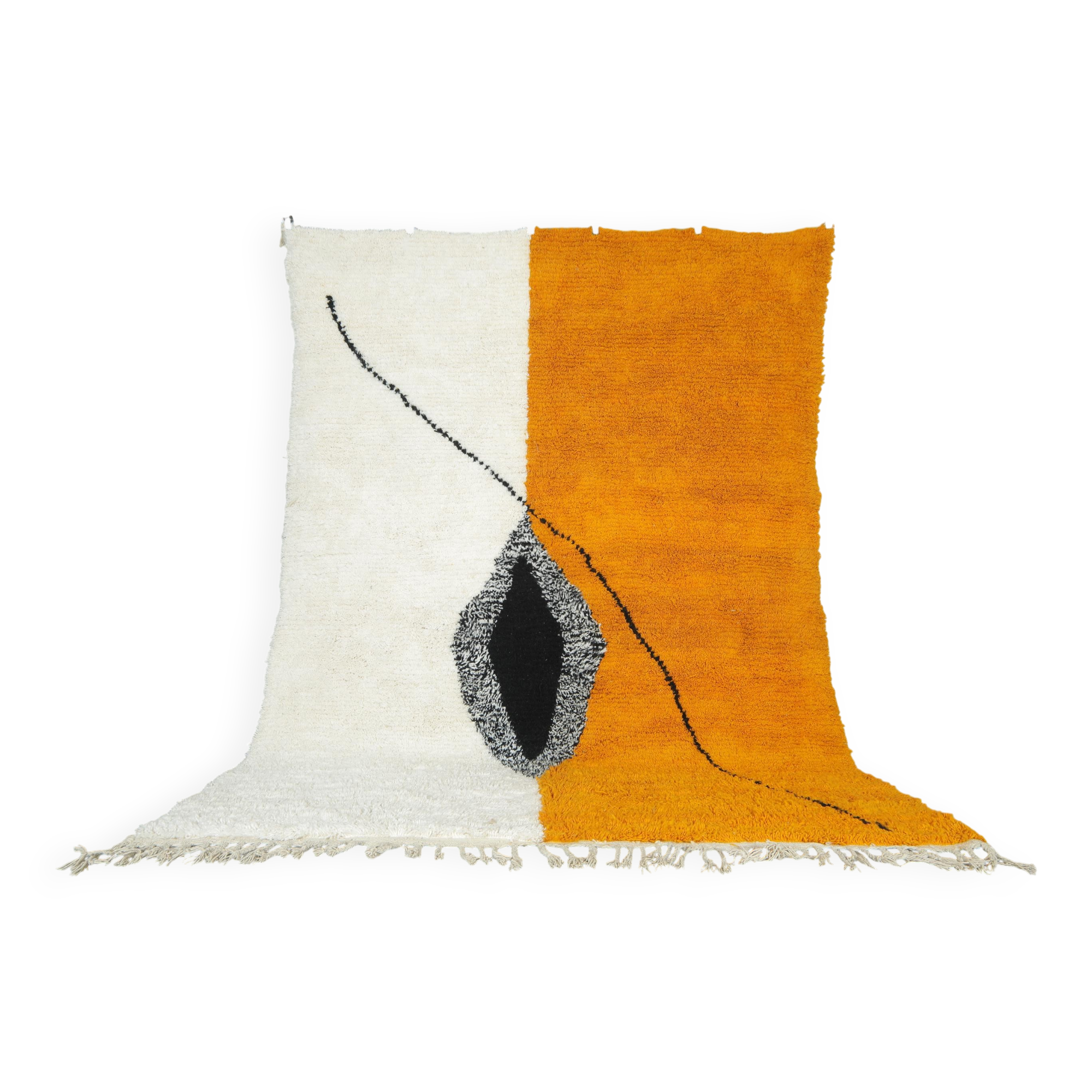 Moroccan rug 100% wool, handmade, 250x150 cm, superior quality.