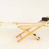 Unique outdoor prototype lounge chair likely B&B Italia, Italy, 1980s