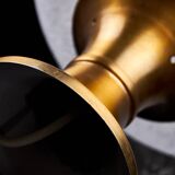 Table Lamp with Brass Base and Murano Glass