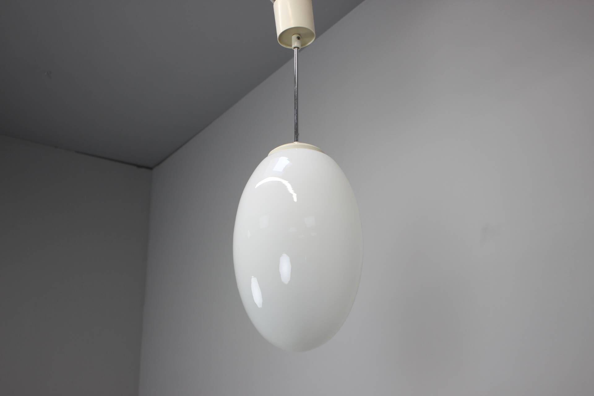 Mid-century Opaline Pendant, 1970s, Czechoslovakia