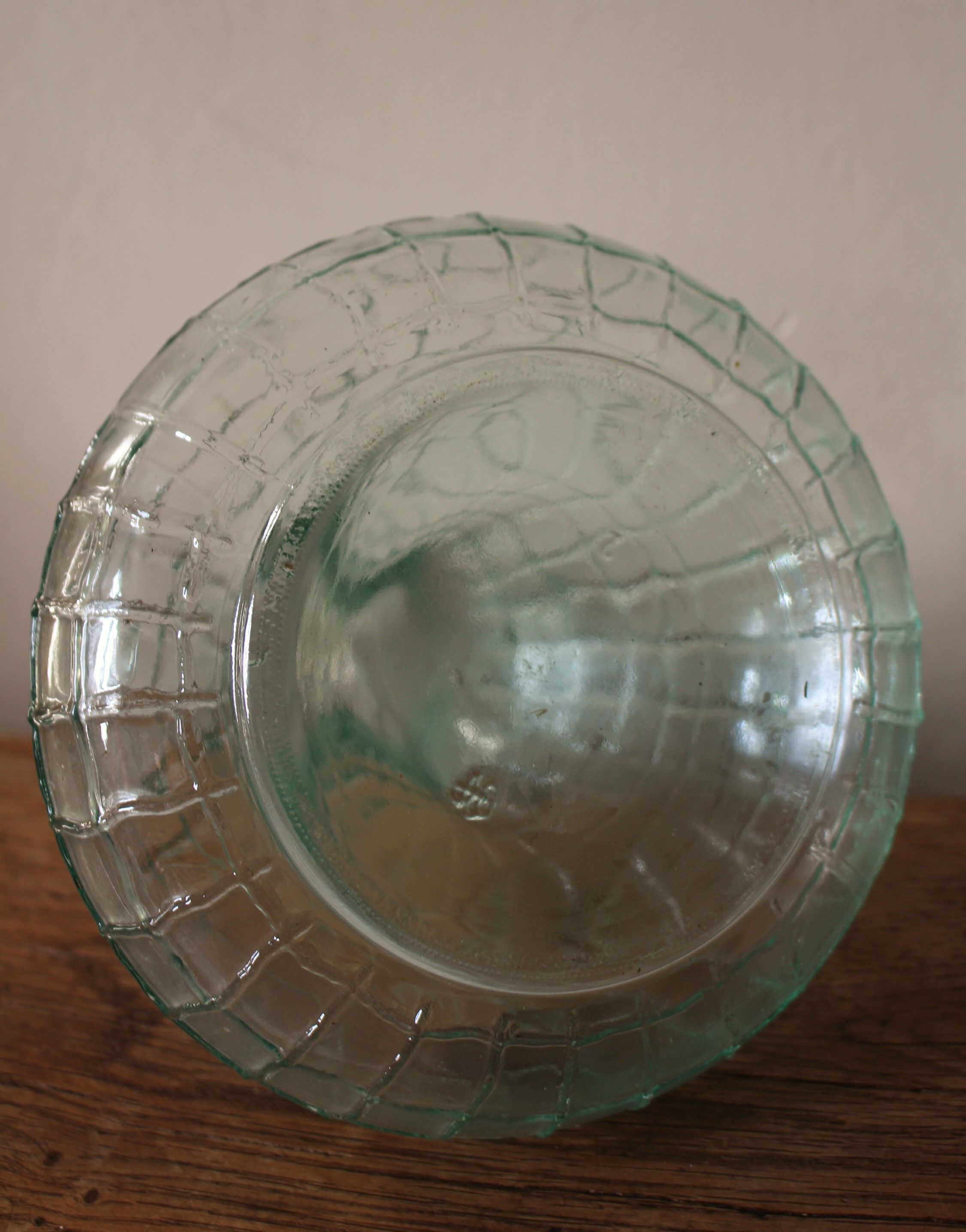 Vase soliflore glass belly neck