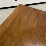 Oak and veneer counter or desk