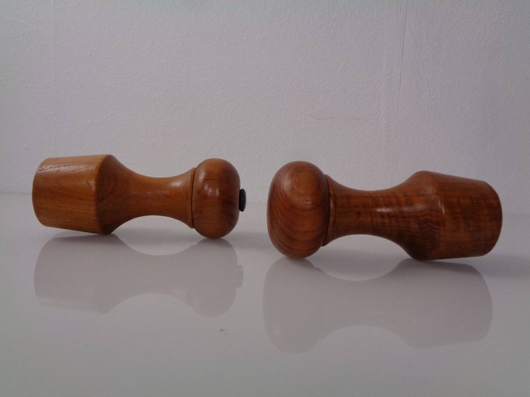 Mid-Century Teak Salt Shaker and Pepper Mill by Zassenhaus, 1960s, Set of 2
