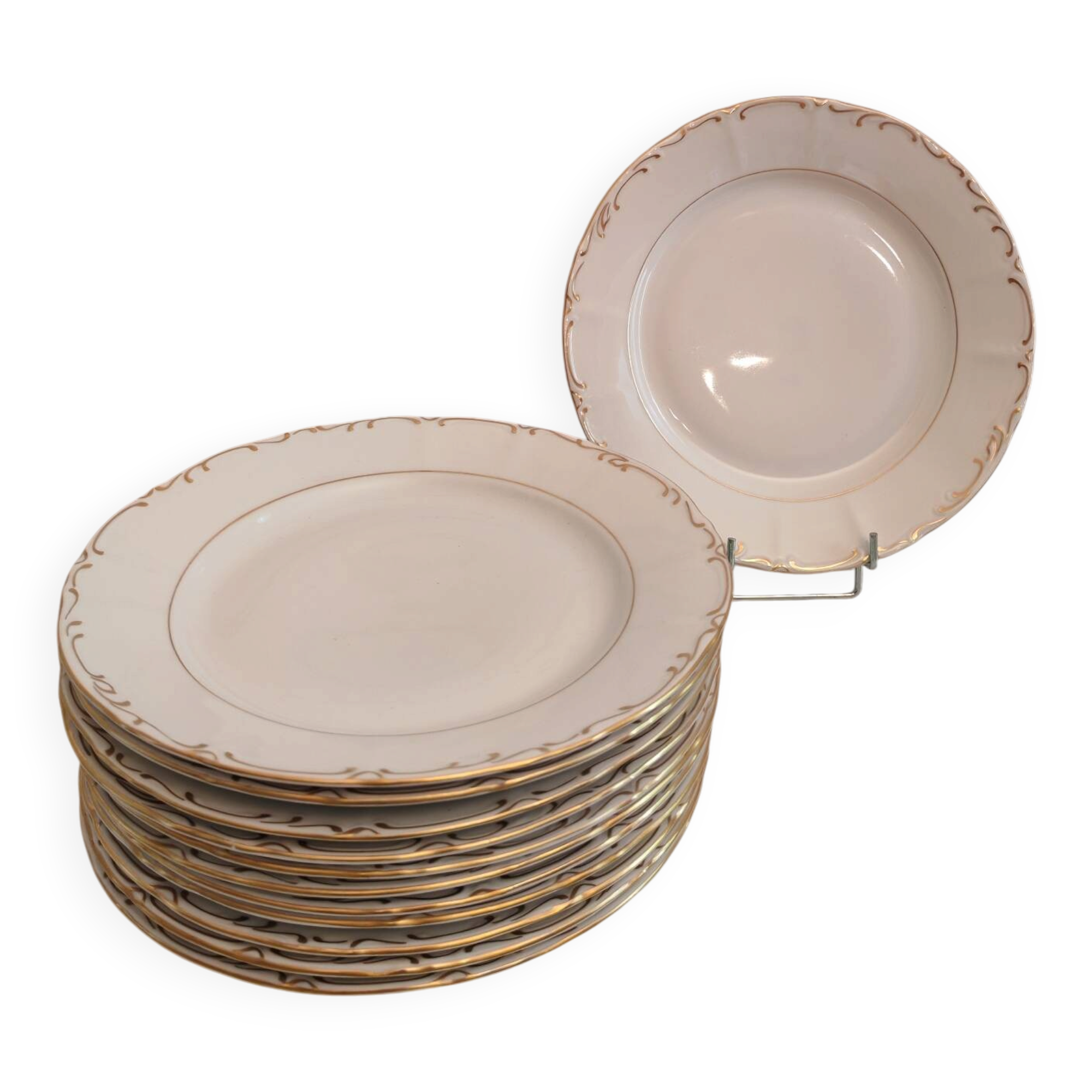 Bohemian porcelain plates