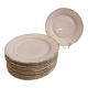 Bohemian porcelain plates