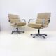 Eames "Ivory" armchair pair for Herman Miller – 1950s