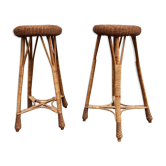 Pair vintage stools