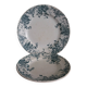 Set of dishes and plates from Terre de fer Saint Amand and Hamage Campanule