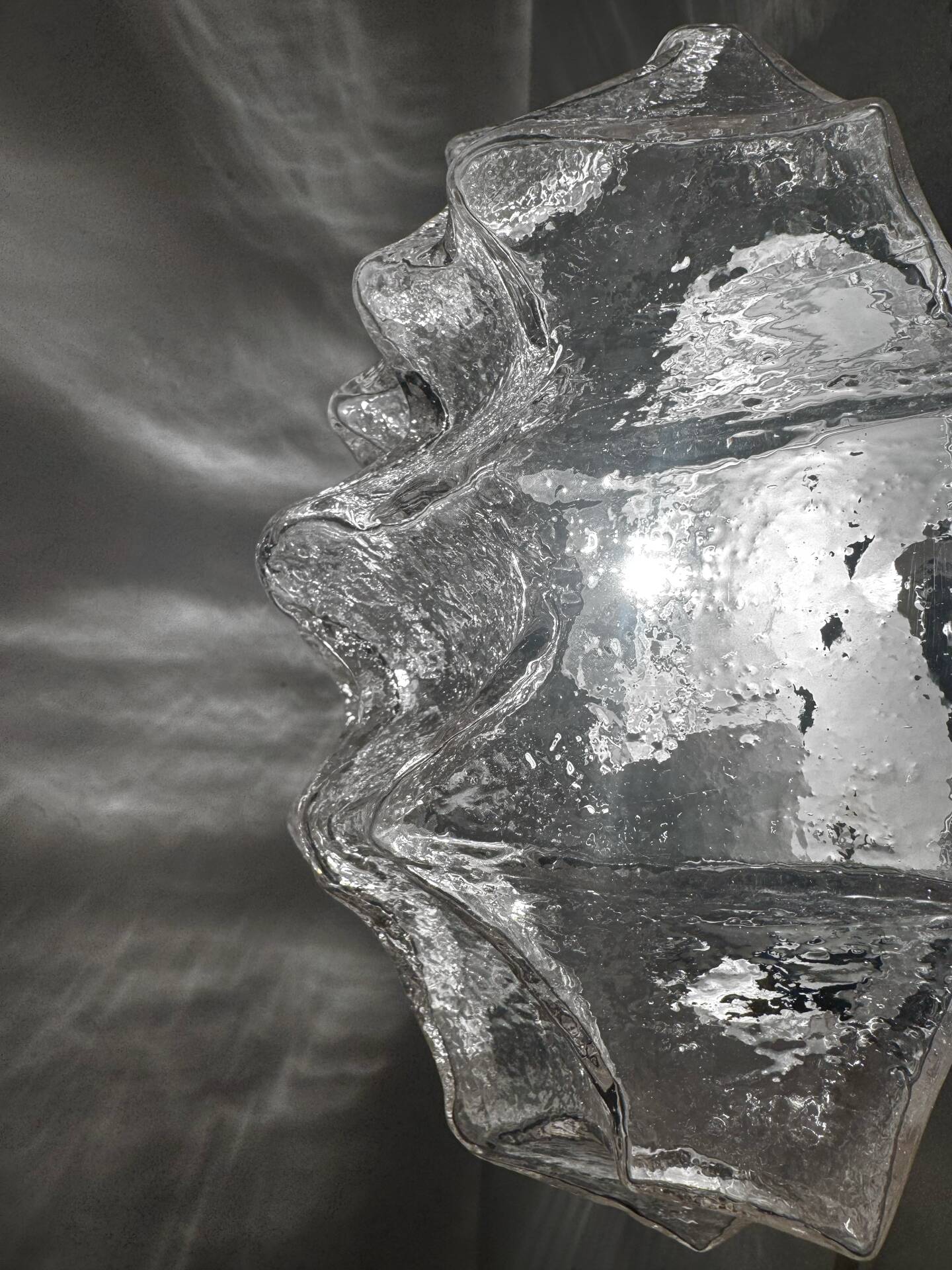 Applique verre à pointes style Carlo Nason années 60