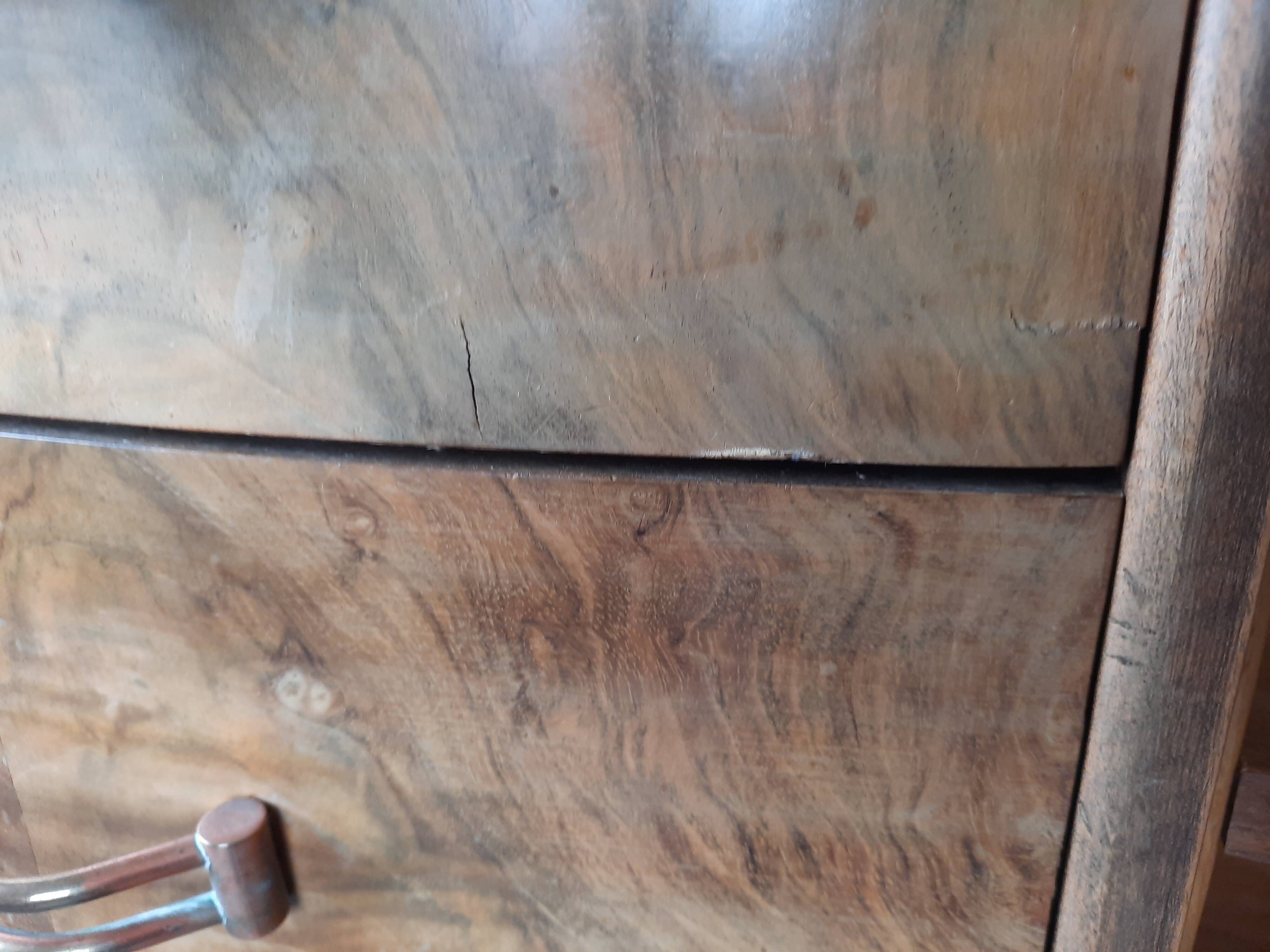 Art deco walnut sideboard