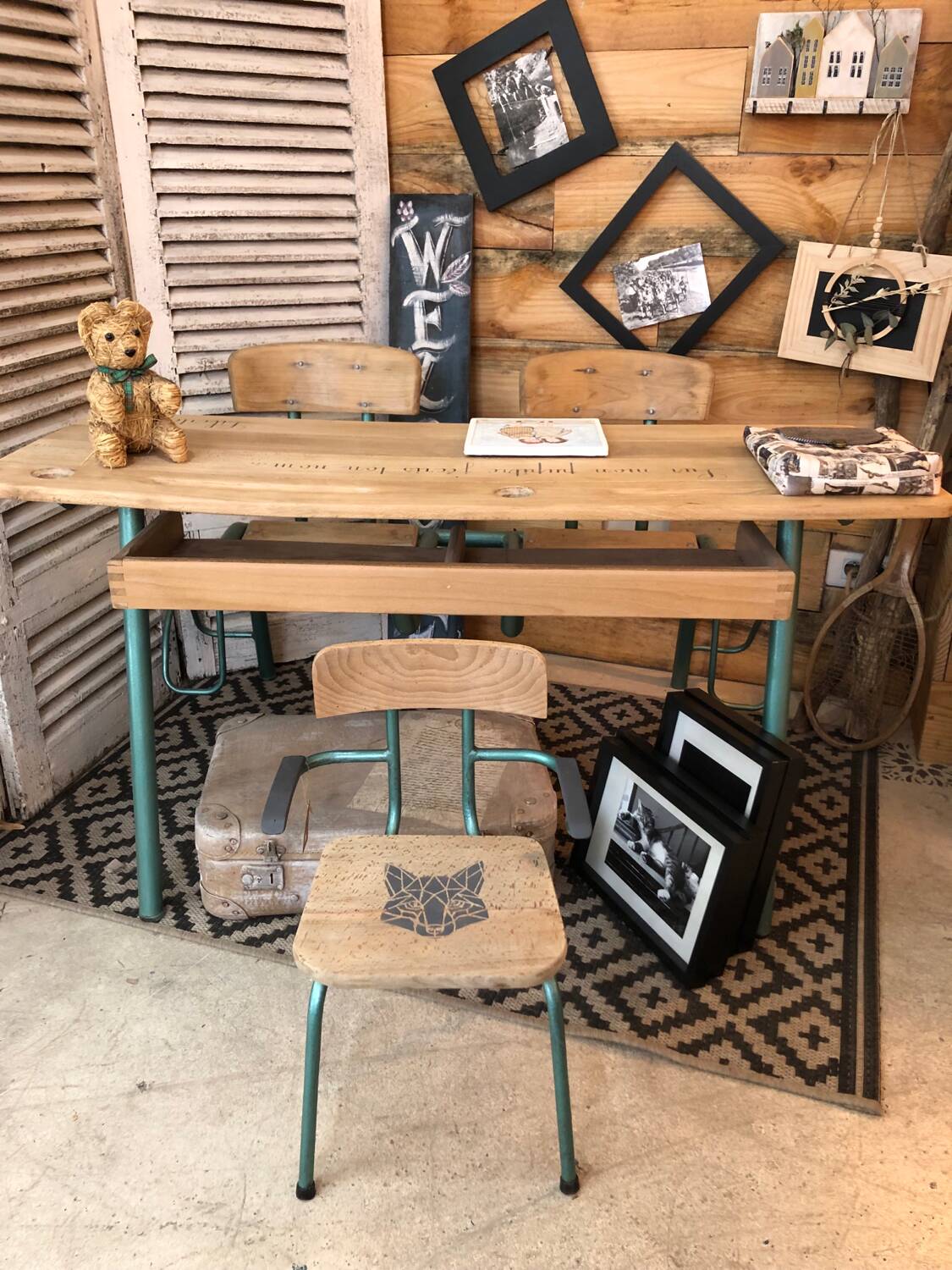 Wooden children's chair