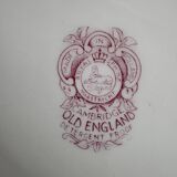 Lot de 6 assiettes à dessert modèle “Cambridge Old England”