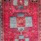 Handmade Persian Hamadan rug 199x135cm