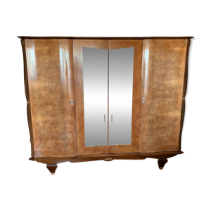 Grande armoire vintage - noyer loupe