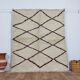Handmade moroccan berber rug 176 x 152 cm
