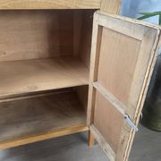 Vintage woven cane buffet