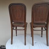Pair of Thonet Vienna bistro chairs