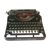 Typewriter old Hermes 2000