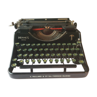 Typewriter old Hermes 2000