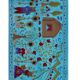 Hand-knotted rug, vintage Turkish rug 103x190 cm