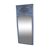Miroir trumeau Louis XVl patine scène romantique 80x191cm