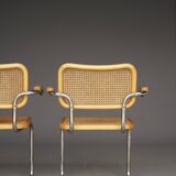 Fauteuils Cesca de Marcel Breuer. Italie, années 1960. Lot de 2