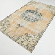 Natural Vintage Rug, Rustic Boho Rug, 157x254 Cm
