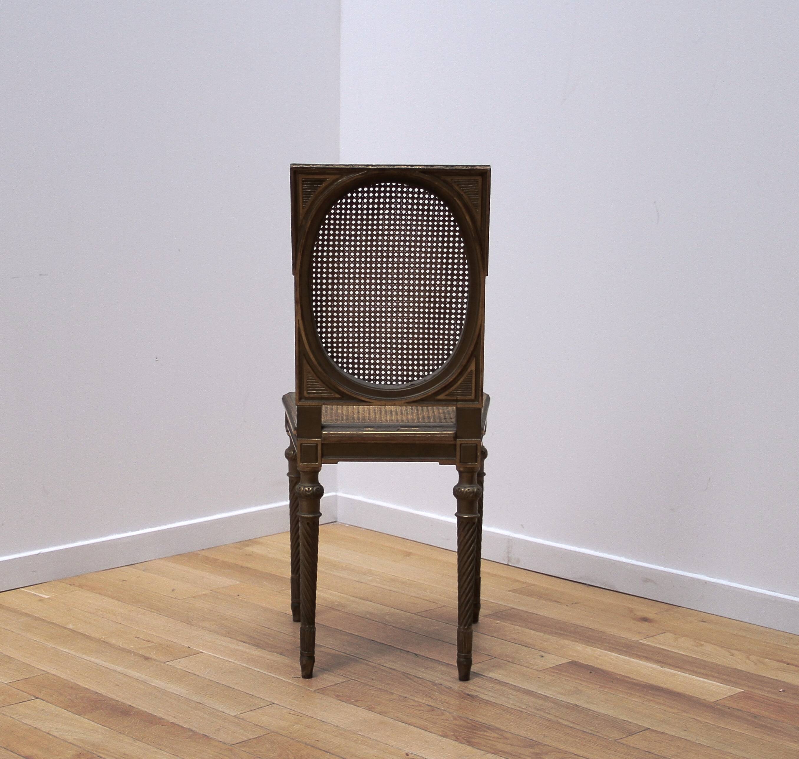 Pair of vintage Louis XVI chairs