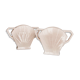 Paire de vases vintage en forme de coquilles st jacques