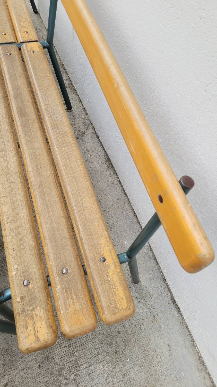 Pair of Mullca nursery school benches 1950s