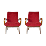 Pair of armchairs model 53 by Jaroslav Smídek for TON, years 1960