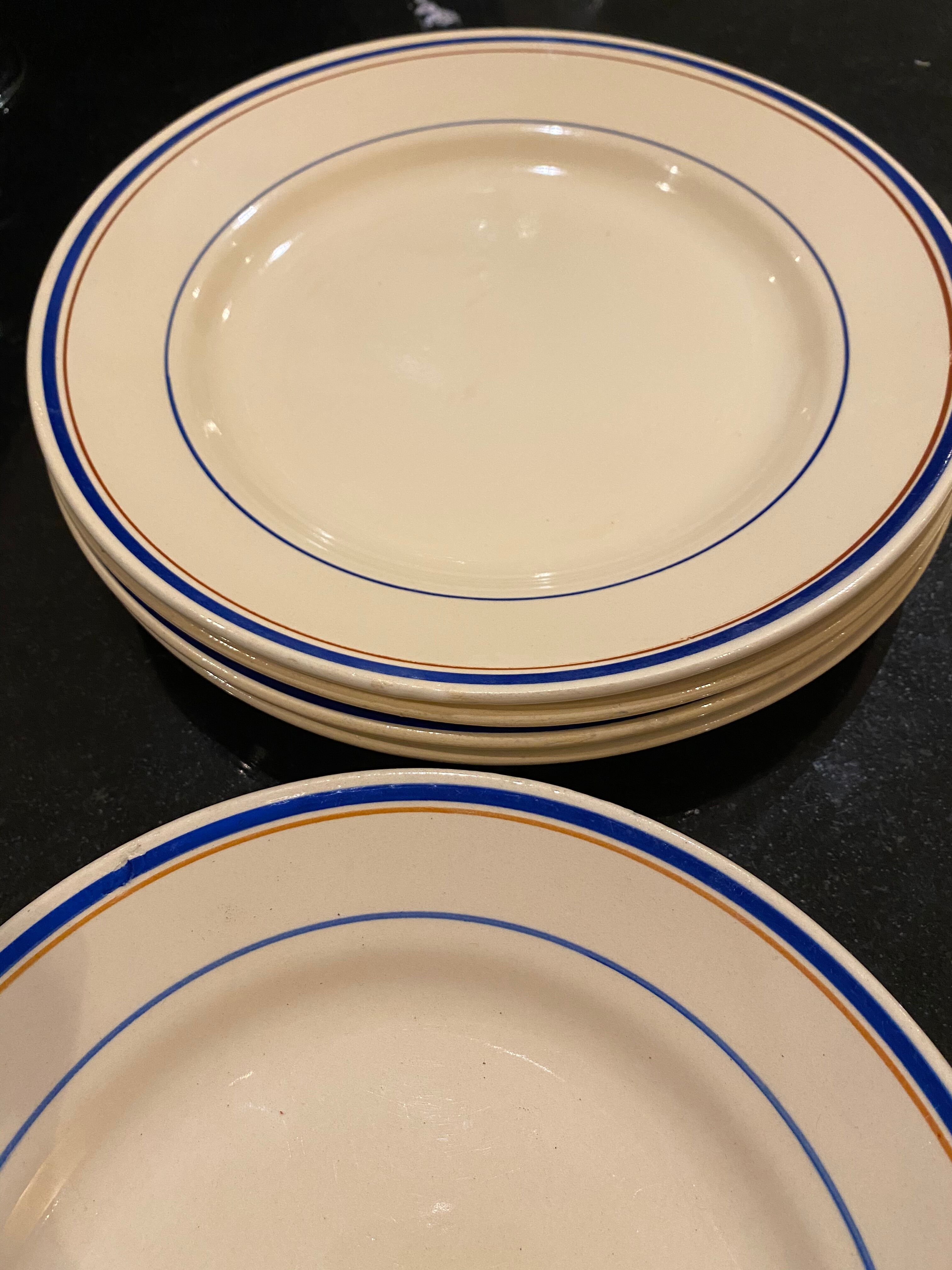 Blue edé plates