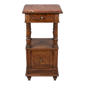 Antique bedside table