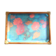 Bamboo and fiberglass tray