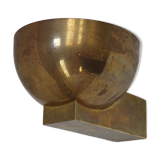 Modernist art deco brass wall lamp circa 1930