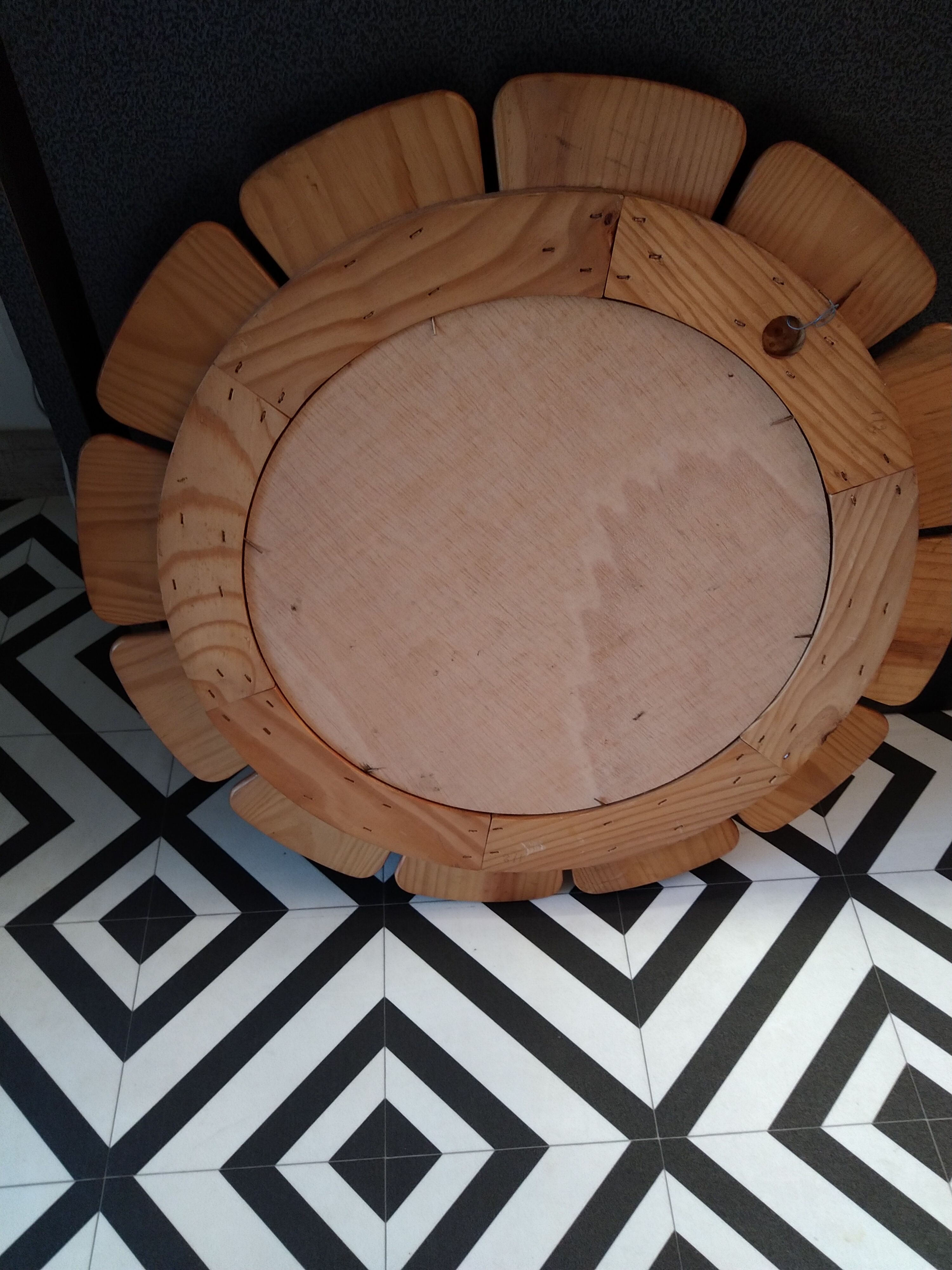 Vintage sun mirror 52cm