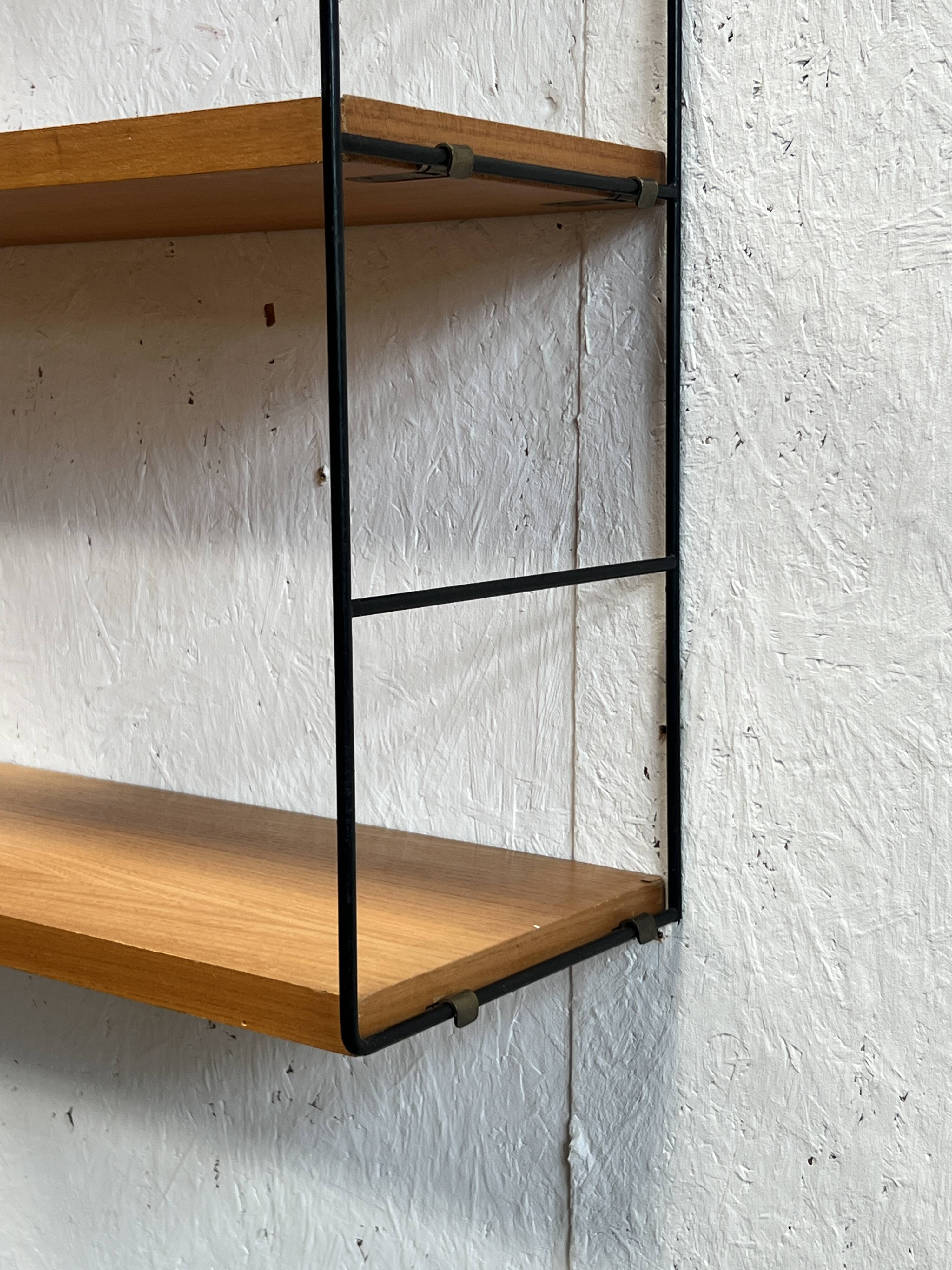 Vintage Wall Shelf / Wall Unit, String Sweden 1970's