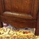 Small antique furniture rustic jam a door oak wood