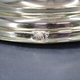 Art Nouveau brass and glass ceiling light, Czechoslovakia, 1930s