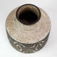 Ceramic vase in dark nuances by Loevemose Ceramics, 1960s