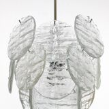 J.T. Kalmar Vienna Lustre Mid-Century in Glazed Glass, Austria, 1960s