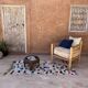 Colorful Boucherouite Moroccan rug - 87 x 190 cm