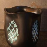 Ceramic potter's pot cover vase 50s