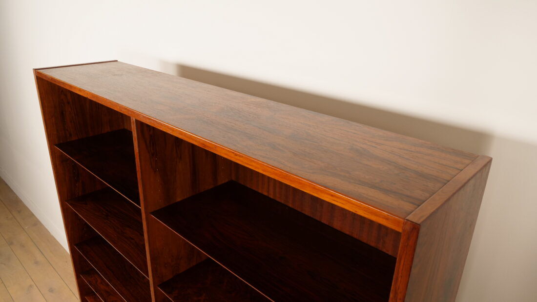 Buffet vintage | Bibliothèque | Meuble à vinyles | Palissandre | Hundevad pour Omann Jun