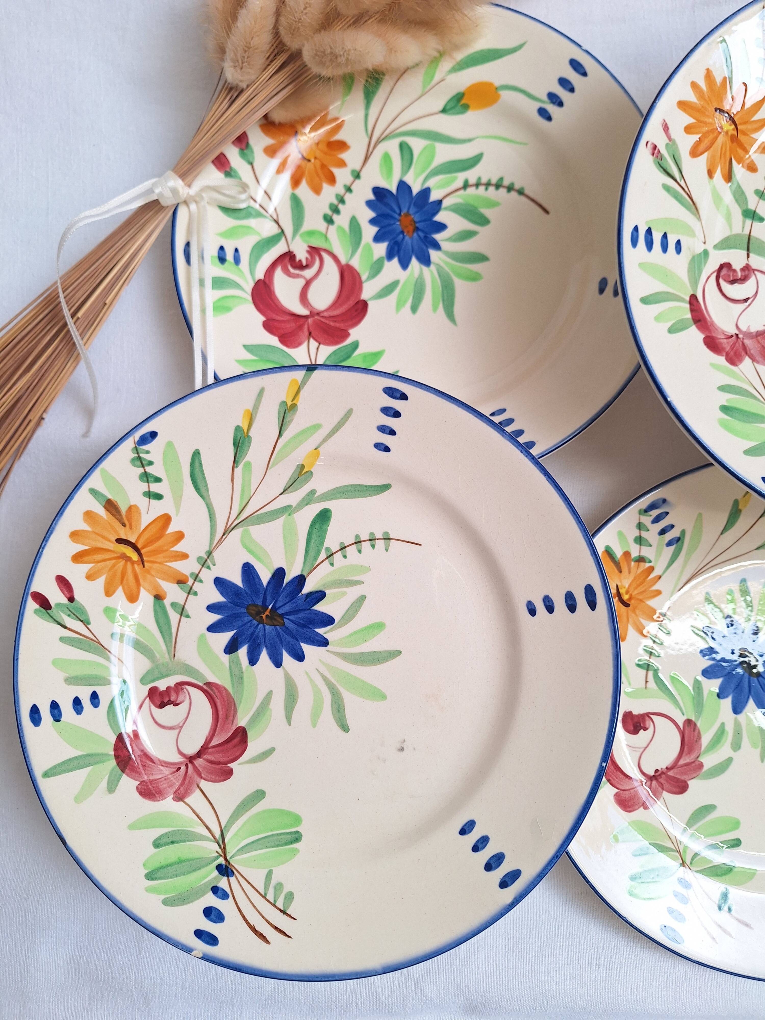 Assiettes plates Longchamp