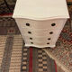 White English chest of drawers