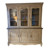Bookcase/dresser Old style painted bookcase/dresser, 50s-70s.