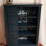 Scandinavian flour ganne blue