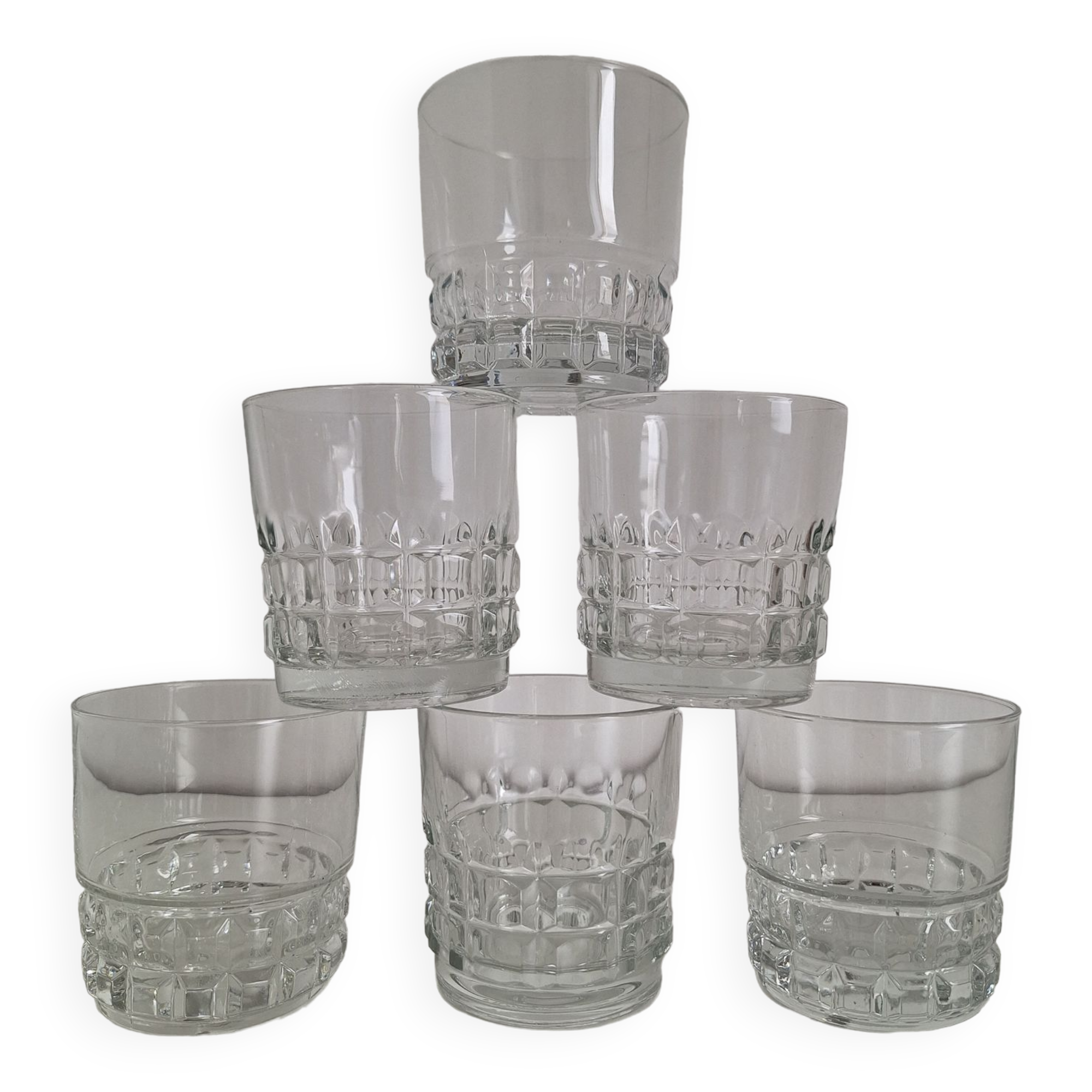 Art deco whiskey glasses
