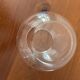Round glass vase